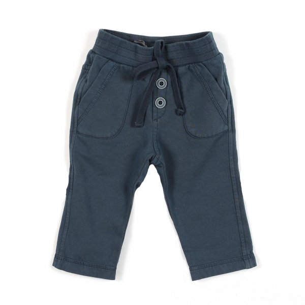 Officina51 - Pantalone baby in felpa blu intenso