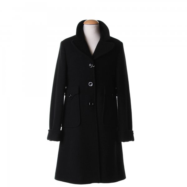 Gucci - Cappotto Elegance nero in lana e cachemire