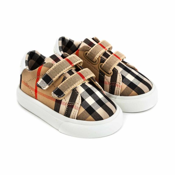 Burberry - BABY SNEAKERS CHECK UNISEX