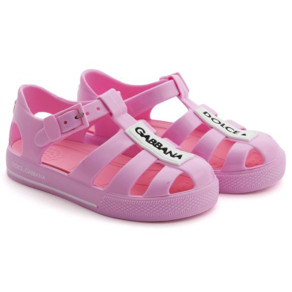 Dolce & Gabbana - PINK SANDALETS FOR GIRLS AND BABY GIRLS
