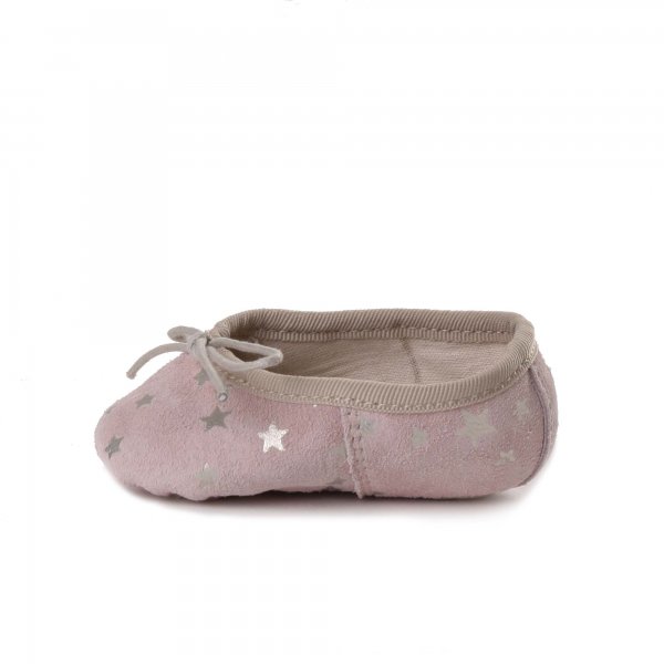 Anniel - Baby soft camoscio con stelle rosa chiaro