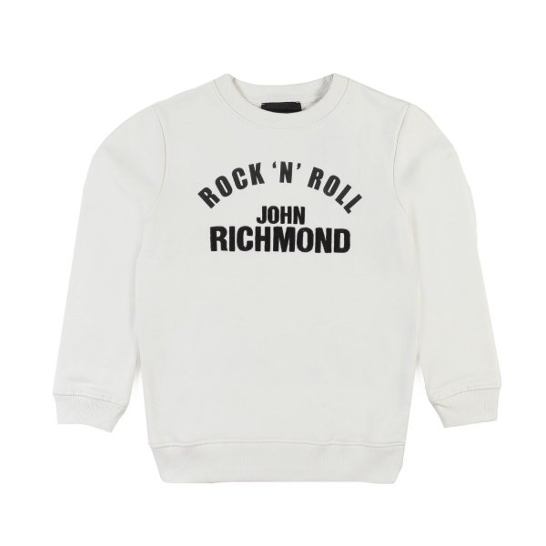 John Richmond - Felpa John Richmond panna con lettering neri