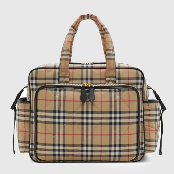 Burberry - Changing Bag With Vintage Check Pattern