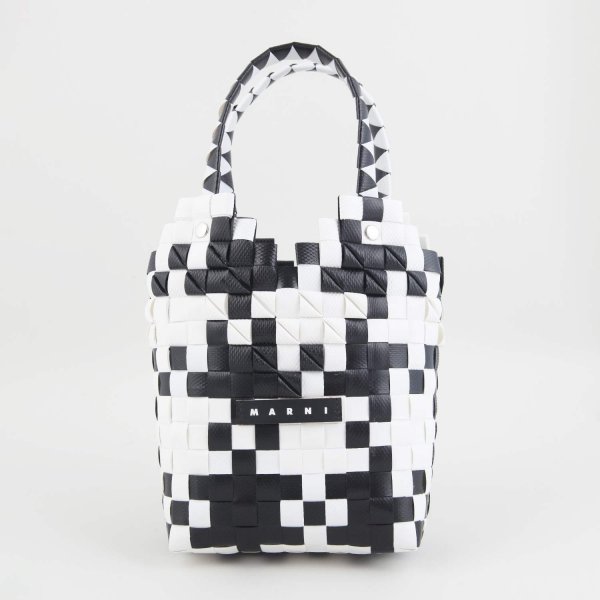 Marni - Black And White Girl's Bucket Bag
