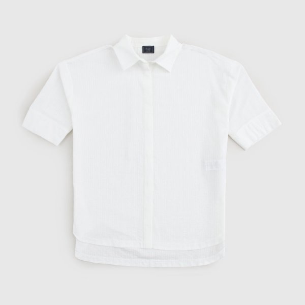 Fay Junior - camicia bianca oversize