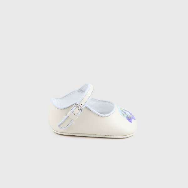 Etro - Beige and light blue baby shoes