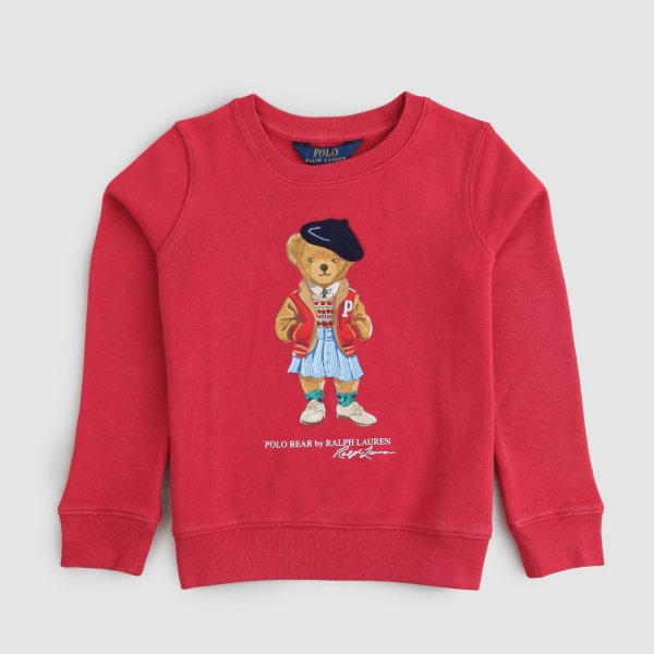 Ralph Lauren - Red Polo Bear Sweatshirt