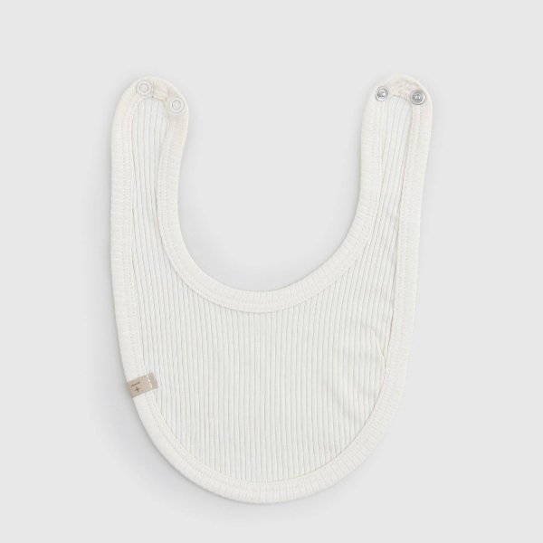 One More In The Family - Baby Bib Beige