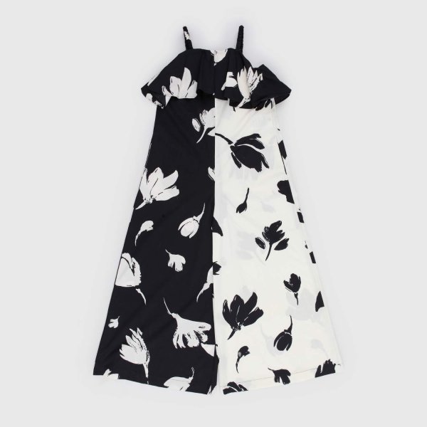 Meimeij - Girl's Black And White Tracksuit Dress