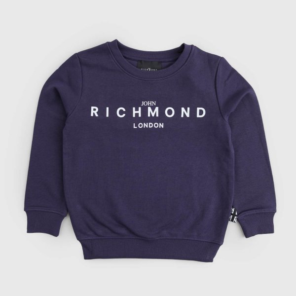 John Richmond - Jr Navy Blue Sweatshirt for Boys