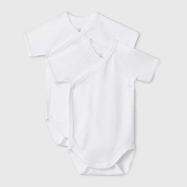 Petit Bateau - Newborn Short Sleeve Bodysuit