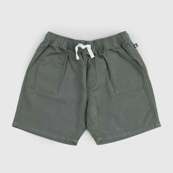 Petit Bateau - Green Bermuda shorts for children