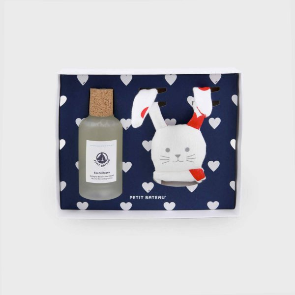 Petit Bateau - Perfume box and baby soft toy