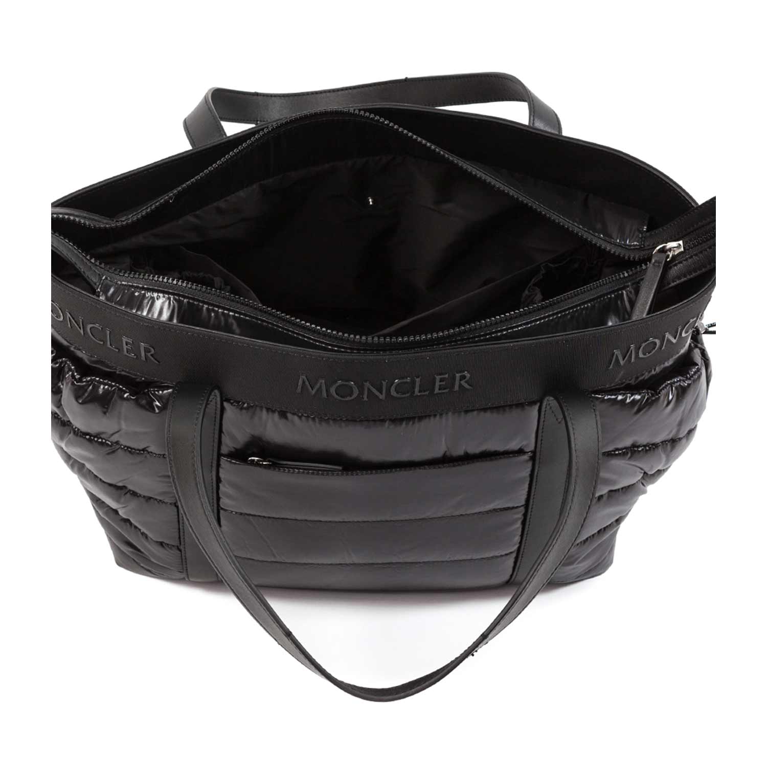 Moncler - Black Mommy Bag With Logo - annameglio.com shop online
