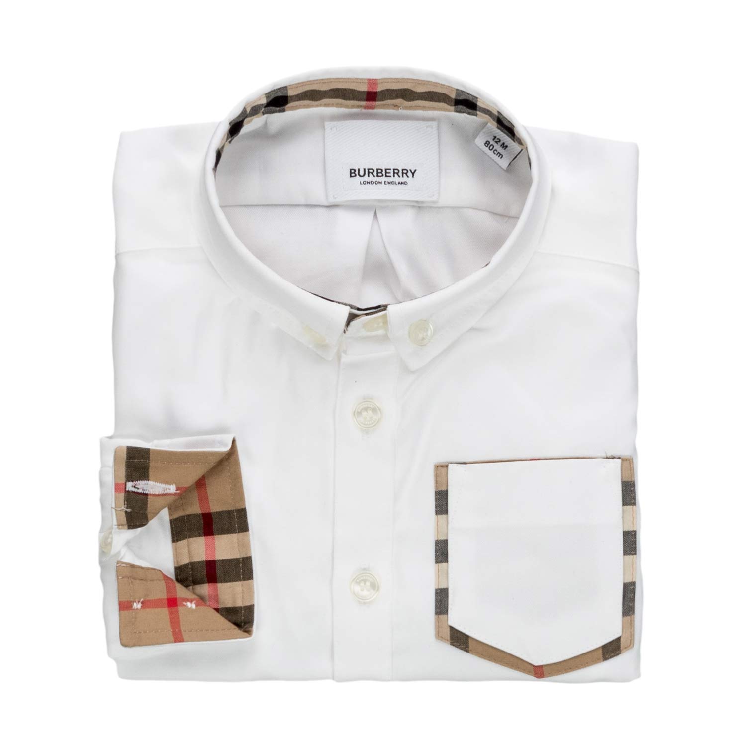 Burberry - Oxford Shirt For Baby Boys - annameglio.com shop online