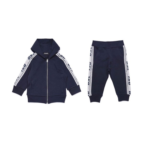 Diesel - BLUE TRACKSUIT FOR BABY BOYS