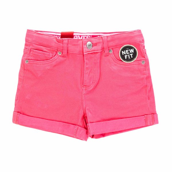Levi's - PINK COTTON SHORTS FOR GIRL