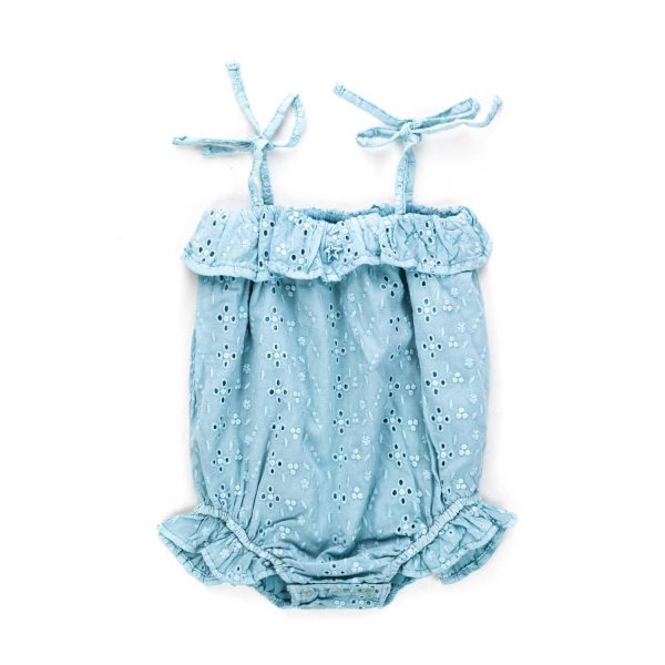 Tocotò Vintage - LIGHT BLUE ROMPER FOR BABY GIRL