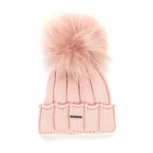Freedomday - PINK POMPON BEANIE FOR GIRL