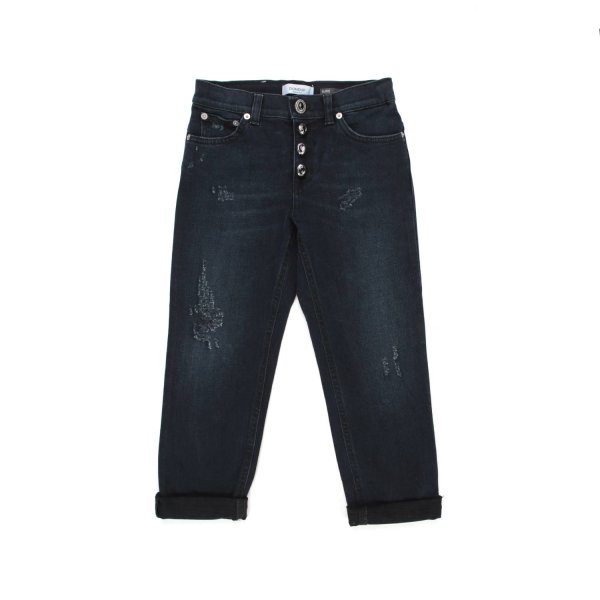 Dondup - DISTRESSED BLUE JEANS FOR GIRLS