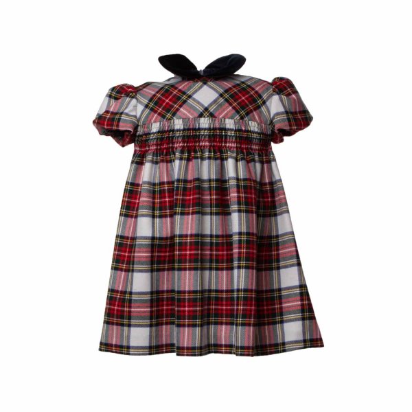Paio Crippa - TARTAN DRESS FOR BABY GIRL