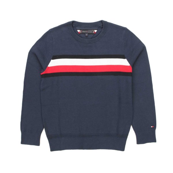 Tommy Hilfiger - BLUE SWEATER FOR TEEN AND BOYS