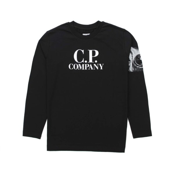 C.p. Company - BLACK T-SHIRT FOR TEEN AND BOY