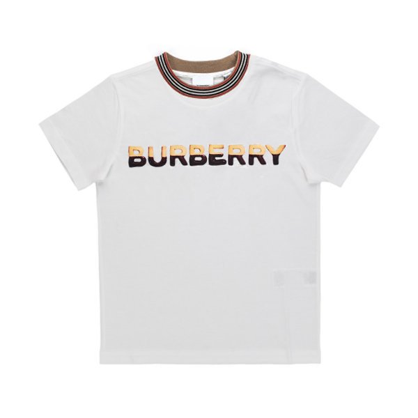 Burberry - COTTON T-SHIRT WITH LOGO