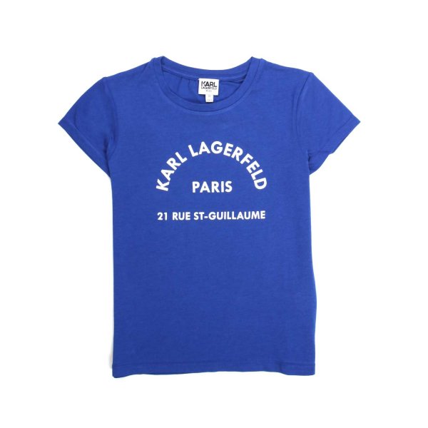 Karl Lagerfeld - BLUE T-SHIRT FOR GIRL AND TEEN