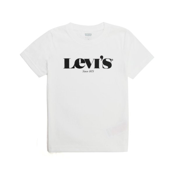 Levi's - WHITE CHILD AND TEEN T-SHIRT WITH LOGO