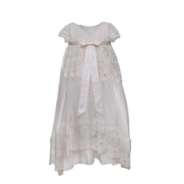 Dolce & Gabbana - WHITE CEREMONY DRESS FOR BABY GIRL
