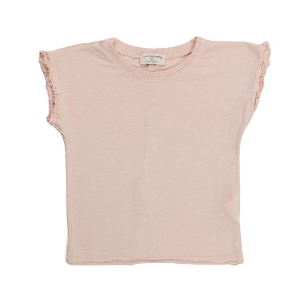 One More In The Family - PALE PINK T-SHIRT FOR BABY GIRLS