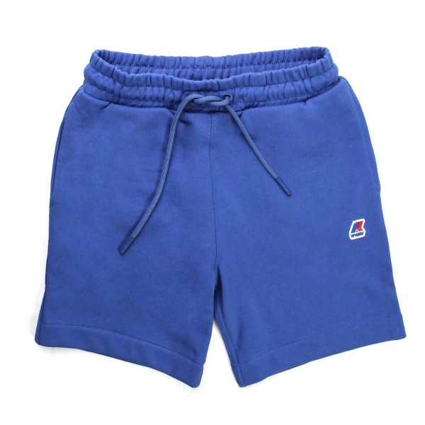 K-Way - BLUE COTTON SHORTS FOR BOY AND TEEN