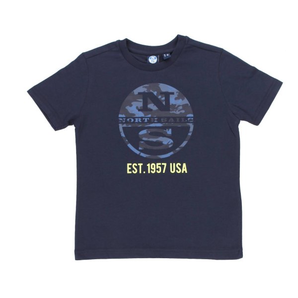 North Sails - DARK BLUE T-SHIRT FOR CHILDREN AND TEENAGER