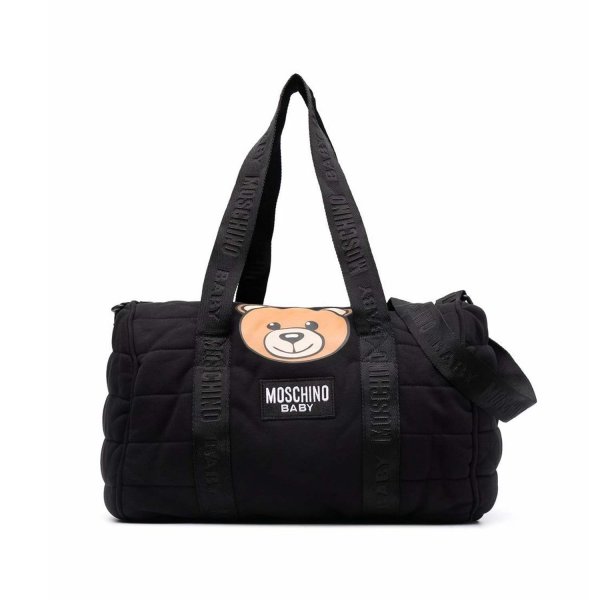 Moschino - TEDDY BEAR BLACK MOMMY BAG
