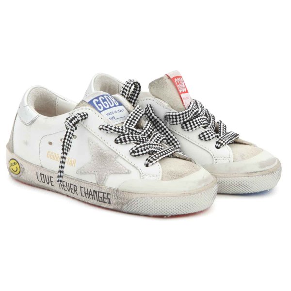 Golden Goose - UNISEX SSTAR SNEAKERS WITH RED AND BLUE SOLES FOR BABY