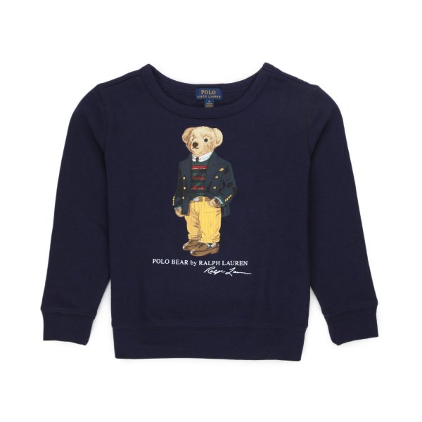Ralph Lauren - POLO BEAR BLUE SWEATSHIRT FOR CHILDREN AND TEEN