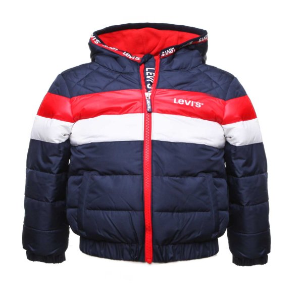Levi's - BLUE AND RED DOWN JACKET FOR BABY