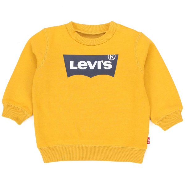 Levi's - BABY YELLOW SWEATSHIRT WITH LOGO 01