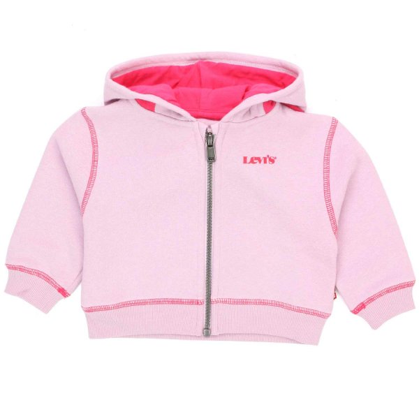 Levi's - PINK HOODIE FOR BABY GIRL 01