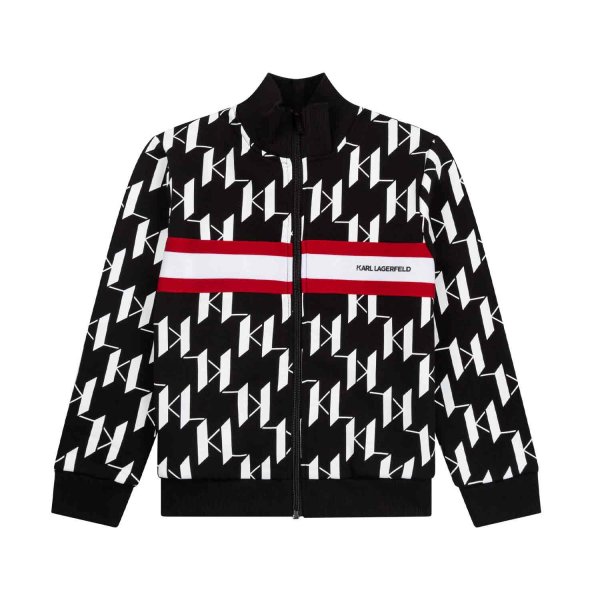 Karl Lagerfeld - BLACK, WHITE AND RED JACKET FOR GIRLS AND TEEN