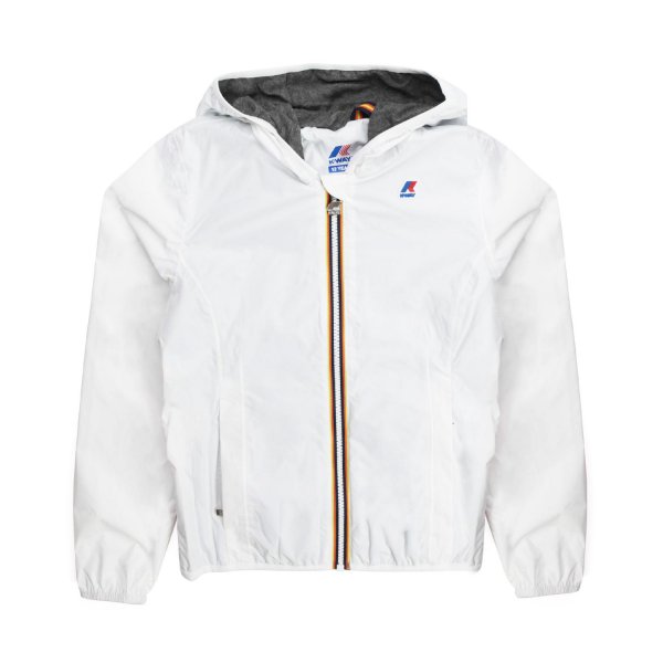 K-Way - WHITE LILY POLY JERSEY JACKET FOR BABY, GIRL AND TEEN