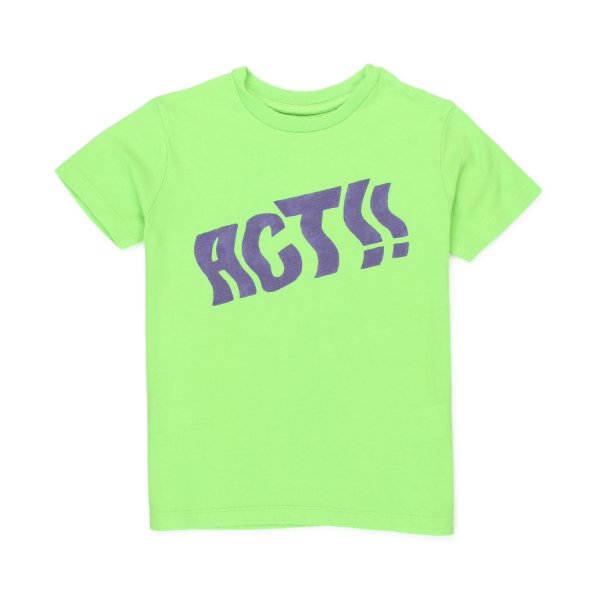Bellerose - GREEN AND PURPLE KENNY T-SHIRT FOR CHILDREN AND TEEN