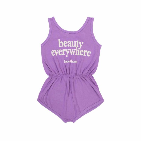 Bobo Choses - PURPLE PLAYSUIT FOR GIRLS