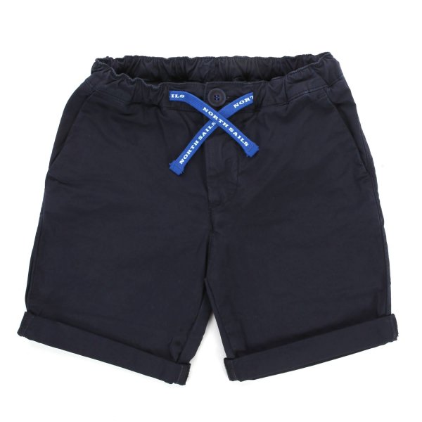 North Sails - NAVY BLUE BERMUDA WITH DRAWSTRING FOR CHILDREN AND TEEN