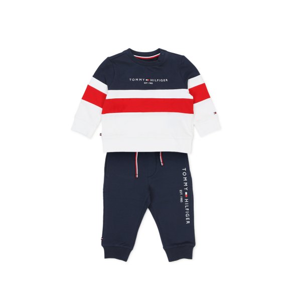 Tommy Hilfiger - 2-PIECE BLUE AND WHITE SUIT FOR CHILD AND BABY