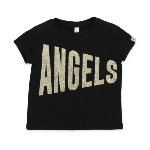 Souvenir - BLACK AND GOLD ANGELS T-SHIRT FOR GIRLS AND TEEN