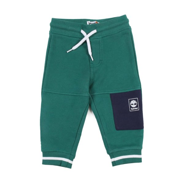 Timberland - GREEN AND BLUE SWEATPANTS FOR CHILDREN