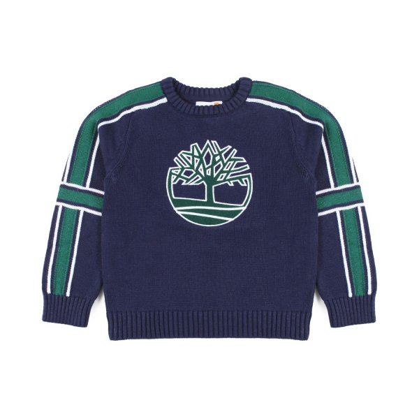 Timberland - BLUE AND GREEN PULLOVER FOR CHILDREN AND TEEN