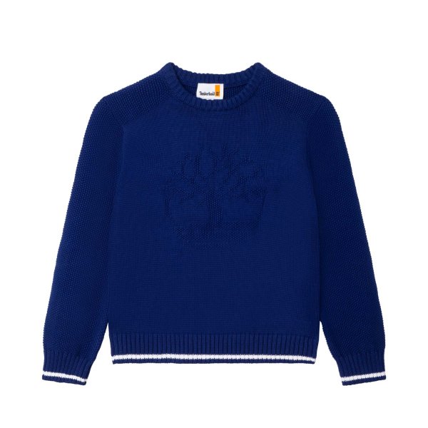 Timberland - INDIGO BLUE PULLOVER FOR CHILDREN AND TEEN